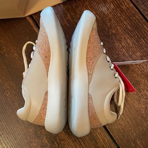 NWT NEW UIN Denia 1 Sesame Size 7 Womens Lace Up Retro Beige Hippie Comfy $215 - Picture 8 of 12